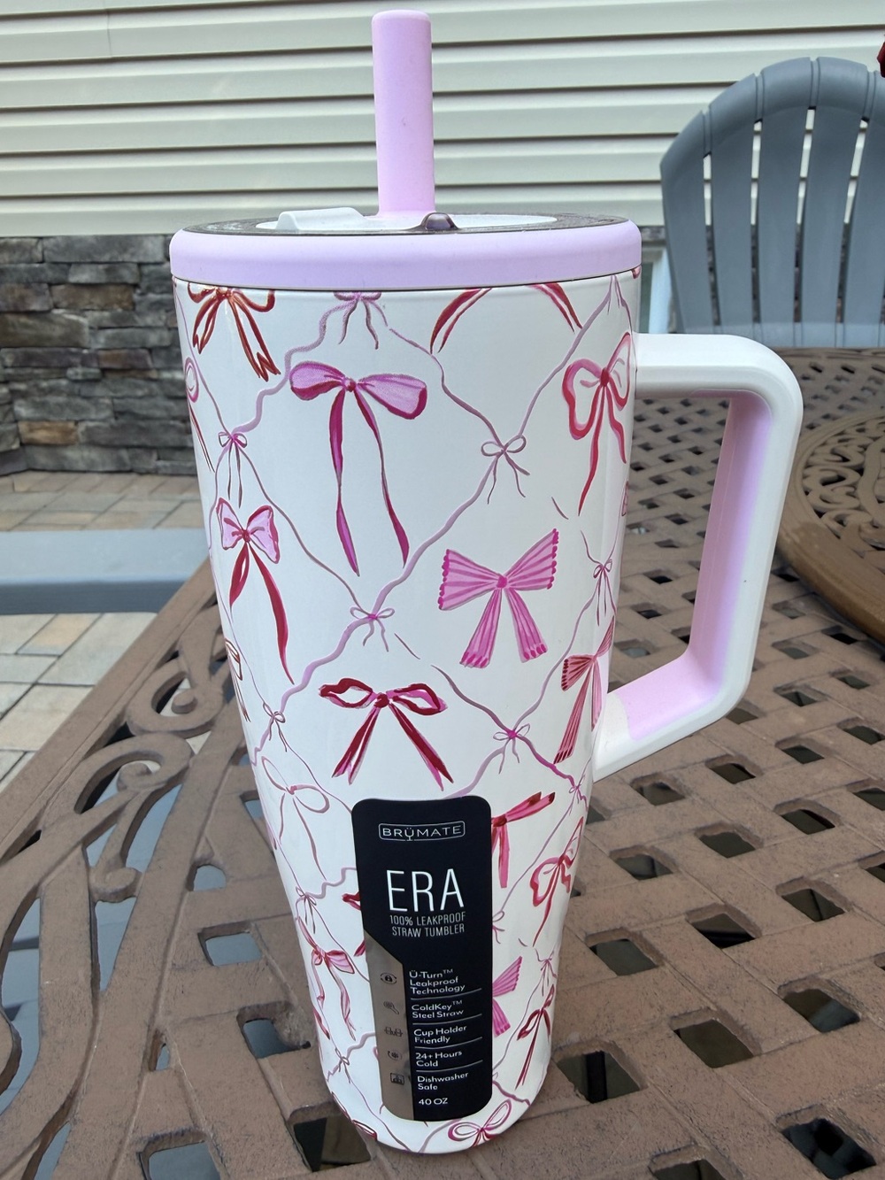 NWT- BruMate ERA 40oz Bow Tumbler